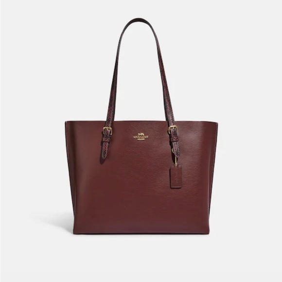 Coach Bags Nwt Coach Laptop Tote Wine Red Poshmark